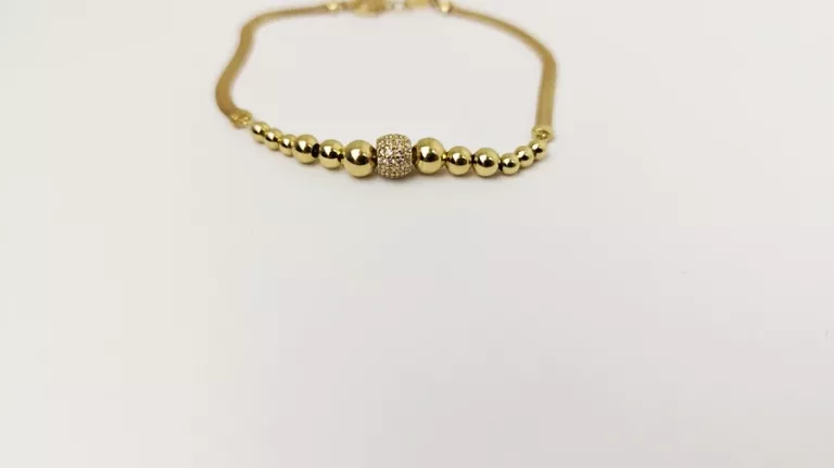 zjawiskowa-zlota-bransoletka-585-kuleczki-392g-ean-gtin-696971827656