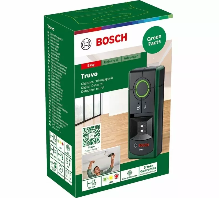 BOSCH WYKRYWACZ METALI I PRZEWODÓW DETEKTOR TRUVO 0603681205