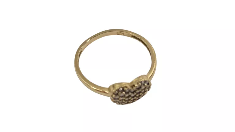 PIĘKNY ZŁOTY PIERŚCIONEK P585 R13 1,49G