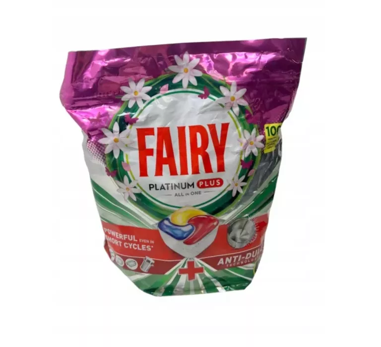KAPSUŁKI DO ZMYWARKI FAIRY PLATINUM PLUS ALL IN ONE LEMON - 100 SZT..