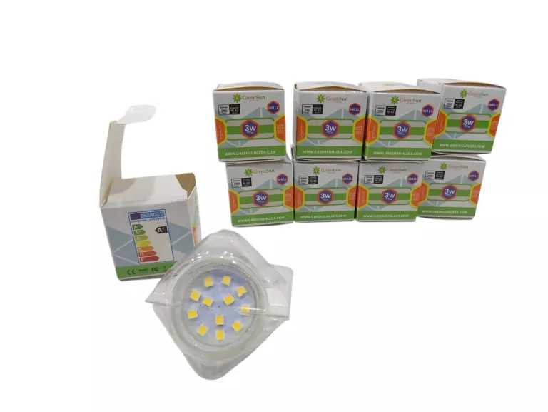 9X ŻARÓWKA LED GREENSUN 3W MR11
