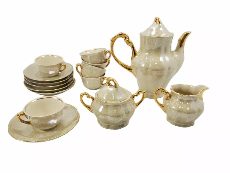 SERWIS KAWOWY PORCELANA CHODZIEŻ MADE IN POLAND