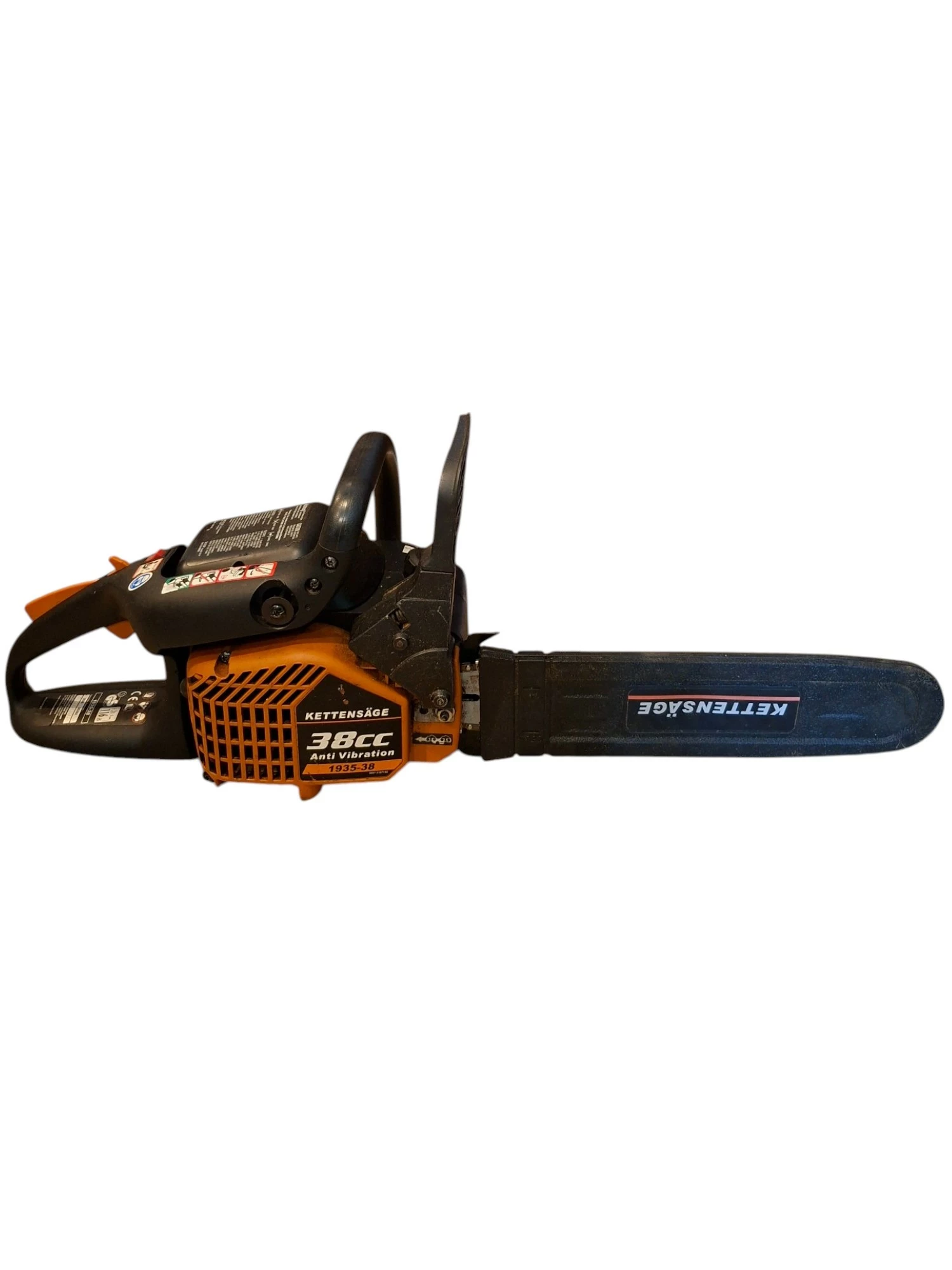kettensäge 38cc anti vibration Kettensäge Shark MK3840 - Neues Schwert, Kette und Schärfeinrichtung