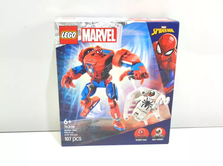 LEGO MARVEL MECH SPIDER-MANA KONTRA ANTI-VENOM 76308