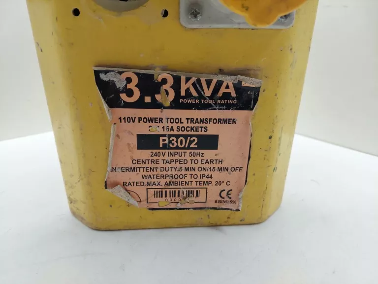 TRANSFORMATOR NAPIĘCIOWY POWERTOOL TRANSFORMER 16A 3.3KV P30/2