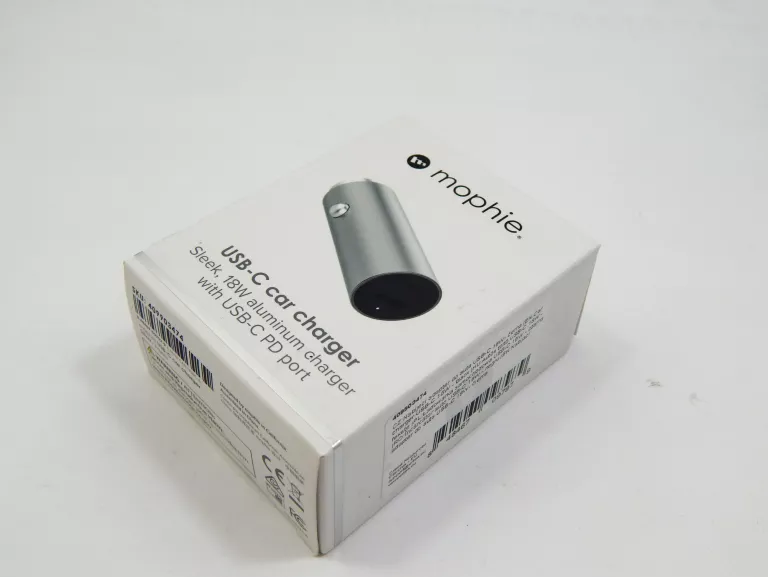 ŁADOWARKA SAMOCHODOWA MOPHIE 18W DO SMARTFONA, DO TABLETU