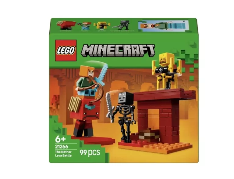 LEGO MINECRAFT 21266 MINECRAFT 21266 BITWA W NETHERZE KLOCKI