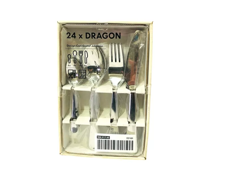 SZTUĆCE KOMPLET 24 ELEMENTY DRAGON