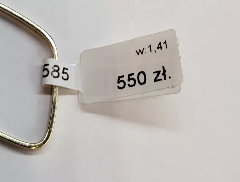 ZŁOTE KOLCZYKI 585 1,41G