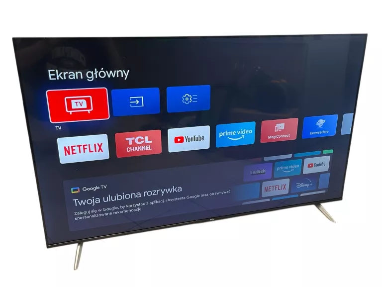 TELEWIZOR TCL 55P638 4K UHD HDR SMART TV DVB-T2 + PILOT