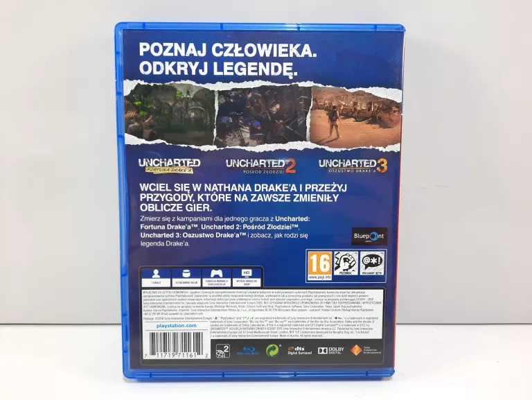 GRA PS4: UNCHARTED KOLEKCJA NATHANA DRAKE'A