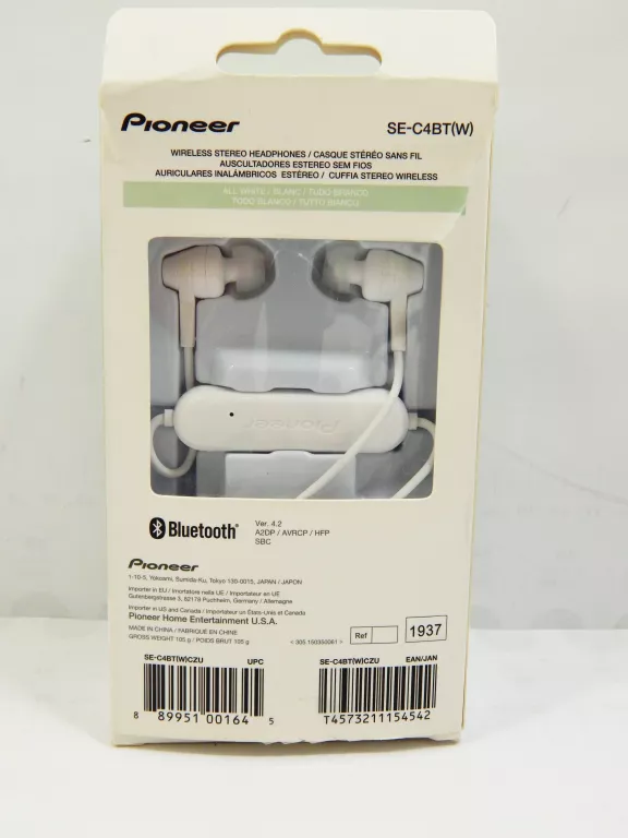 PIONEER SE-C4BT-R SŁUCHAWKI BLUETOOTH