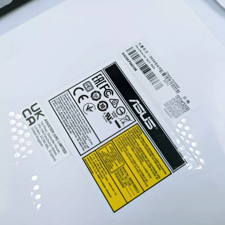 NAPĘD OPTYCZNY ZEWNĘTRZNY ASUS SDRW-08D2S-U LITE USB NAGRYWARKA CD / DVD