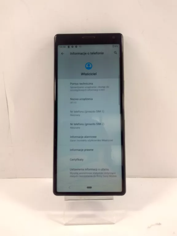 TELEFON SONY XPERIA 10 LTE 3 GB / 64 GB 6,0" 2870 MAH