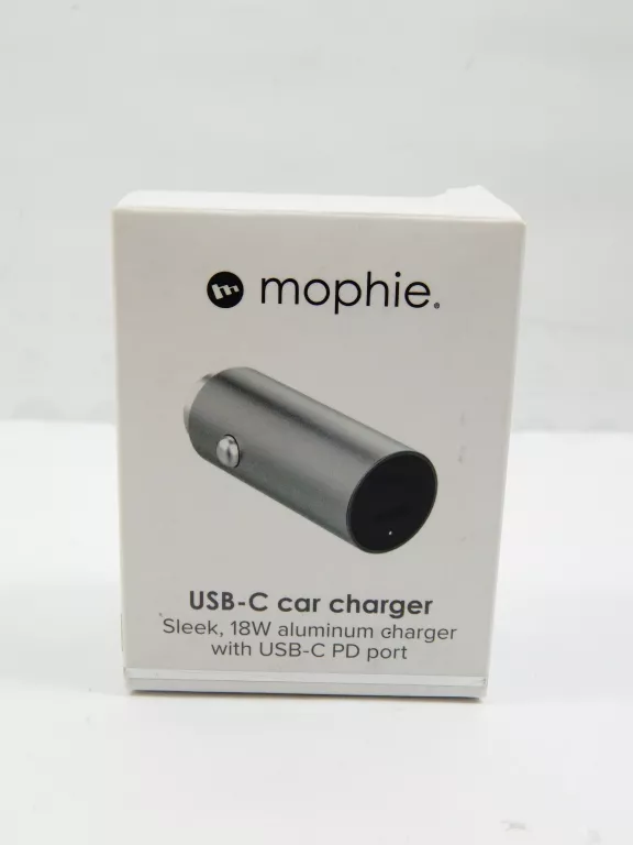 ŁADOWARKA SAMOCHODOWA MOPHIE 18W DO SMARTFONA, DO TABLETU