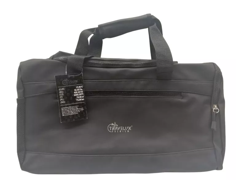 TORBA PODRÓŻNA TRAVELUX PREMIUM CZARNA