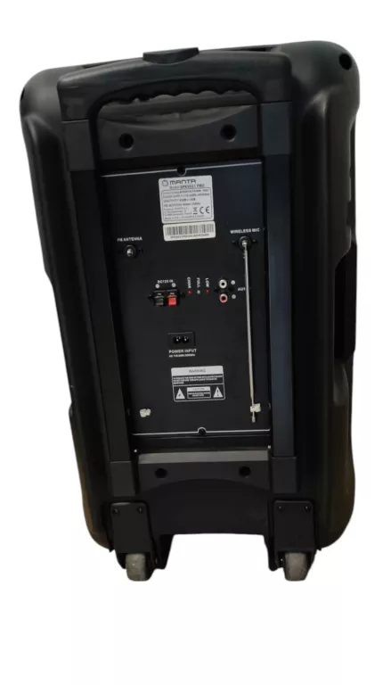 GŁOŚNIK PRZENOŚNY MANTA SPK5021PRO CZARNY 80W