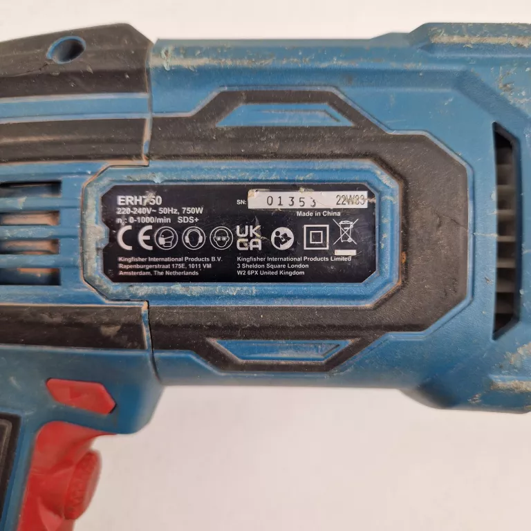 MŁOTOWIERTARKA ERBAUER ERH750 750W SDS+