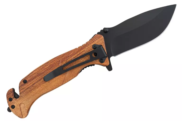 NÓŻ RATOWNICZY BSH ADVENTURE N-501B 6W1 KRZESIWO KLUCZE GWIZDEK