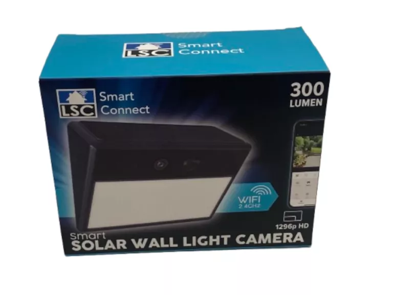 KAMERA LSC Z LAMPĄ SOLARNĄ 300 LM STAN BDB!