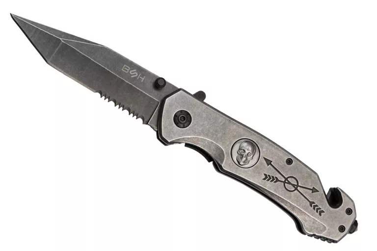 NÓŻ RATOWNICZY BSH ADVENTURE N-363C SPRĘŻYNOWY