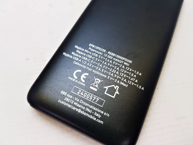 POWERBANK REINSTON ULTRA 10000MAH DZ:10.02.2025