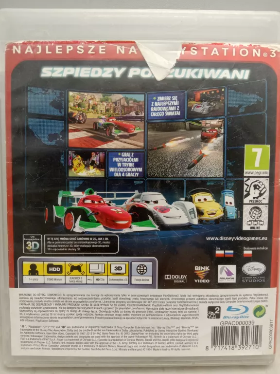 GRA NA PS3 AUTA 2