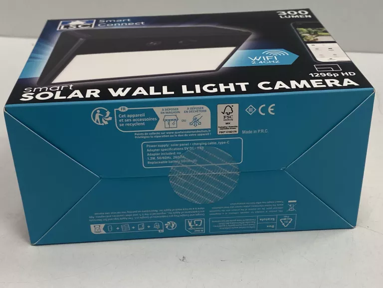 KAMERA LSC Z LAMPĄ SOLARNĄ 300 LM STAN BDB!
