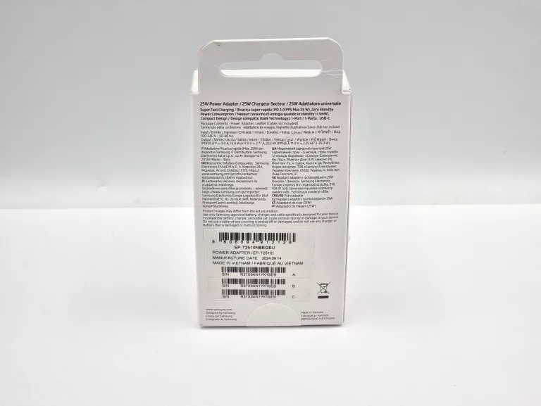SAMSUNG 25W EP-TA2510 (BEZ KABLA) CZARNA