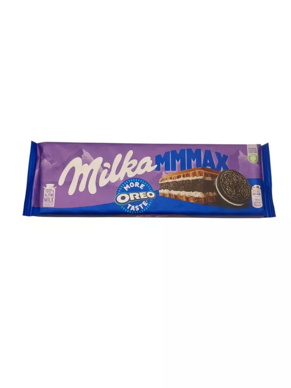 CZEKOLADA MILKA DUŻA MMMAX OREO Z CIASTECZKAMI OREO 300 G