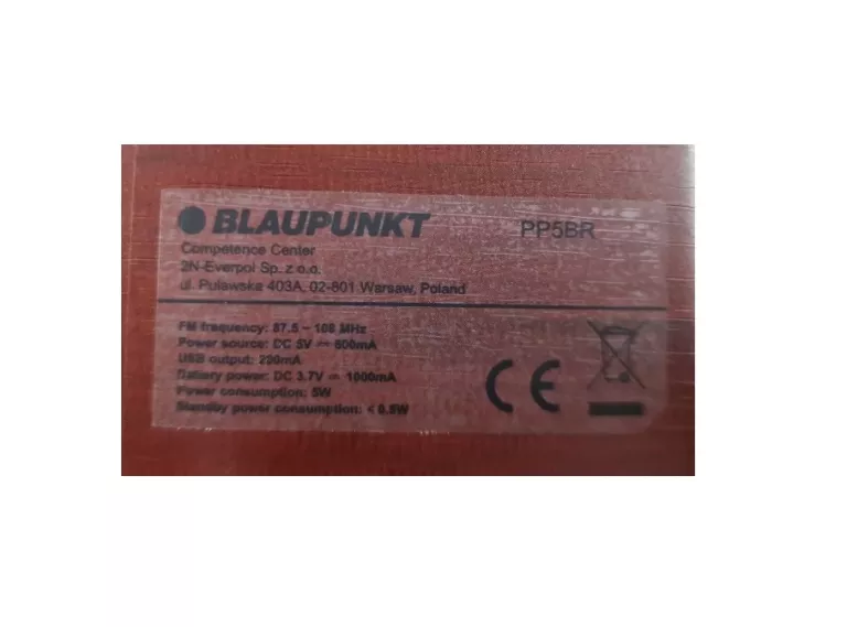 RADIO BLAUPUNKT PP5BR
