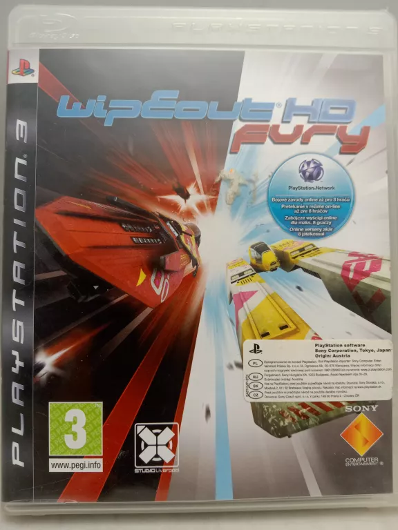 GRA NA PS3 WIPEOUT HD FURY
