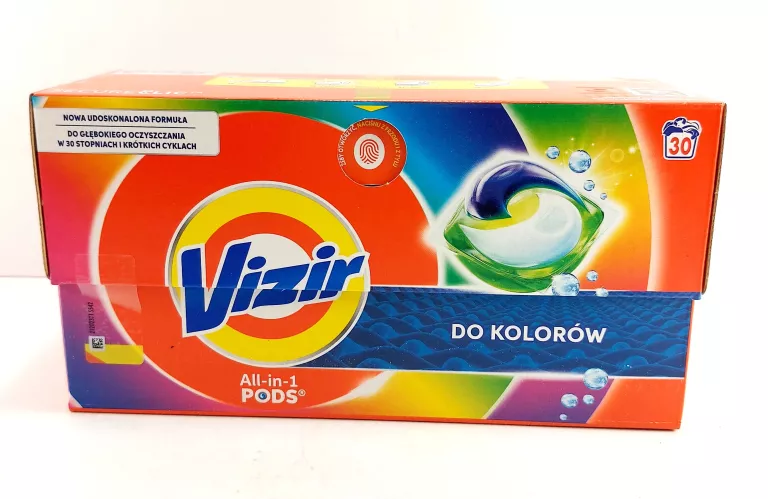 KAPSUŁKI DO PRANIA KOLORÓW ALL-IN-1 PODS VIZIR 30 KAPSUŁEK