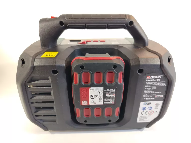 AKUMULATOROWA SPRĘŻARKA 20V I POMPKA 2 W 1 PKA 20-LI C3 PARKSIDE + BATERIA