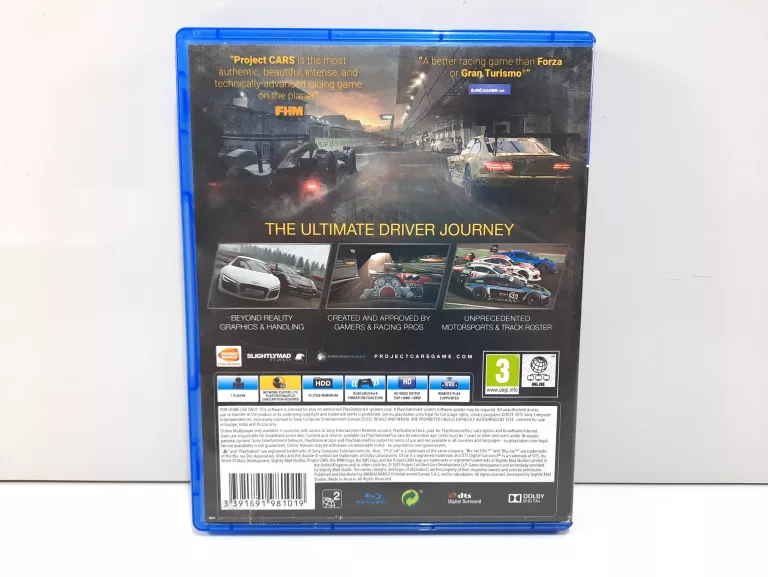 GRA PROJECT CARS PS4