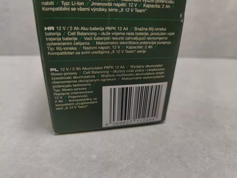 AKUMULATOR PARKSIDE PAPK 12 A4 2.0AH