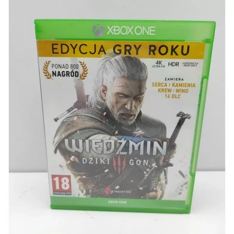 GRA XBOX ONE WIEDŻMIN 3 DZIKI GON