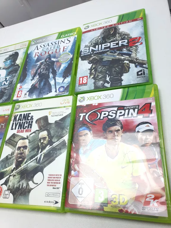 OSIEM GIER NA KNSOLĘ XBOX 360