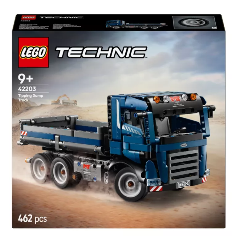 LEGO TECHNIC 42203 WYWROTKA Z PRZECHYLANĄ SKRZYNIĄ ORYGINAŁ!