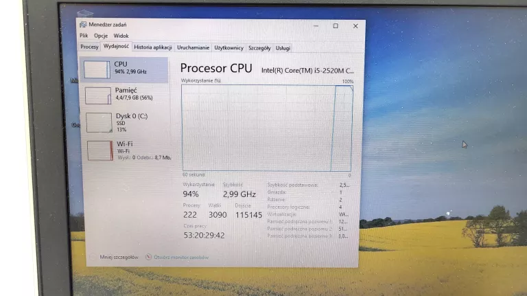 LAPTOP DELL E6420 (ZASILACZ)