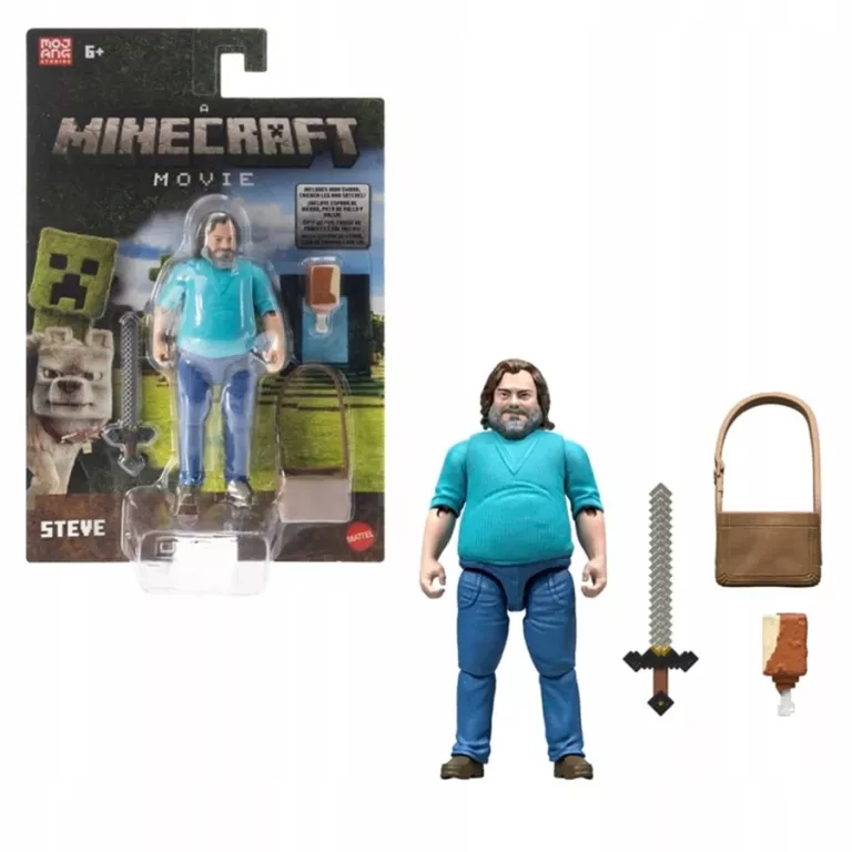 MATTEL MINECRAFT FILM FIGURKA STEVE JFR57