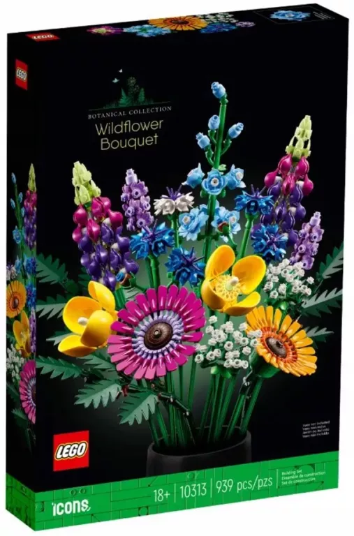 LEGO ICONS 10313 BUKIET Z POLNYCH KWIATÓW FABRYCZNIE ZAPAKOWANE