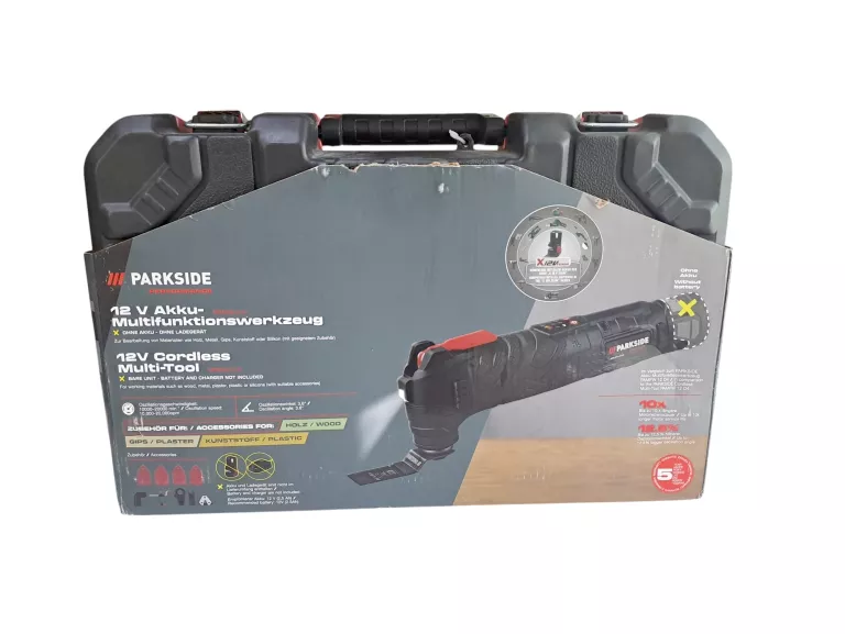 PARKSIDE PERFORMANCE PPMFWA 12 A1 NARZĘDZIE WIELOFUNKCYJNE AKUMULATOROWE