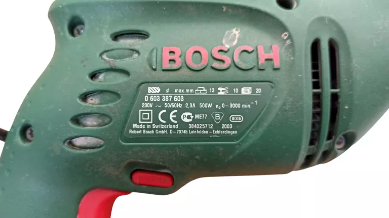 BOSCH WIERTARKA UDAROWA PSB 500 RE 500W