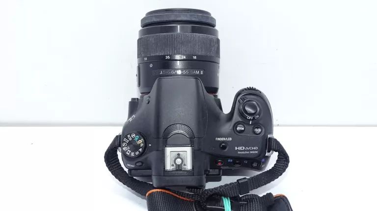 APARAT SONY ALFA A58 + OBIEKTYW 18-55MM LAMPA ZESTAW PRZEBIEG 34100