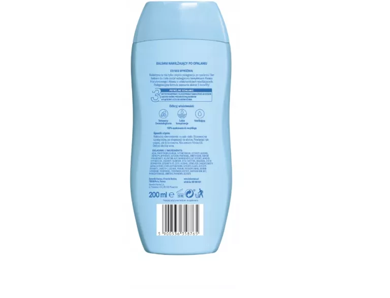 BALSAM PO OPALANIU NAWILŻAJĄCY LEKKI KOLASTYNA 200ML KWAS HIALURONOWY ALOE