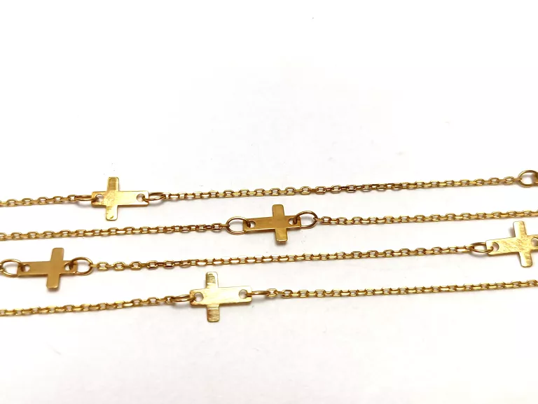 piekny-zloty-lancuszek-krzyzyki-pr-585-283g-splot-2208-231618