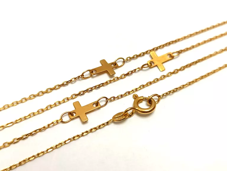 piekny-zloty-lancuszek-krzyzyki-pr-585-283g-marka-248811-950468