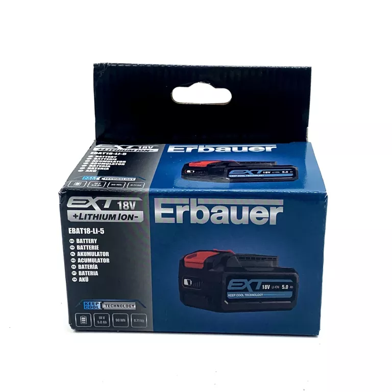 AKUMULATOR ERBAUER 18 V 5,0 AH