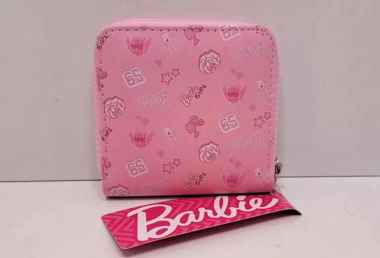 PORTFEL DZIECIĘCY BARBIE, RÓŻOWY! DLA DZIEWCZYNKI!